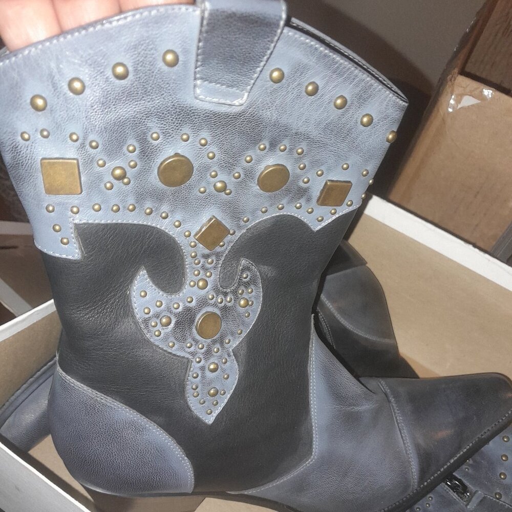 Leather Cowboy Boots
